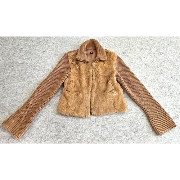 SPI 25 100% Rabbit Hair Sweater Jacket, Knitting-100% Wool, Vintage, Y2K, Sz S - Picture 10 of 11